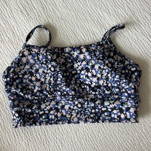 Floral sports bra